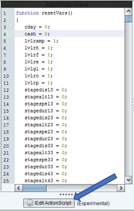 Edit Action Script